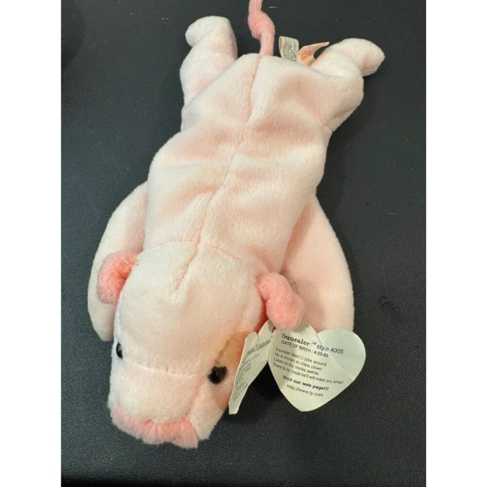TY Beanie Baby Squealer The Pig-1993